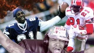 THE ONE HAND CATCHING GOD DEION quotPRIME TIMEquot SANDERS HIGHLIGHTS REACTION [upl. by Tager339]