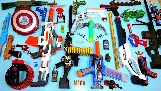 Collecting 7 Sniper Rifles and AK47 Guns Super Machine Gun Air Gun Arrow Gun Water Gun Sword Shotgun [upl. by Onilatac]