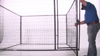 How to Assemble a Dog Kennel [upl. by Etra]