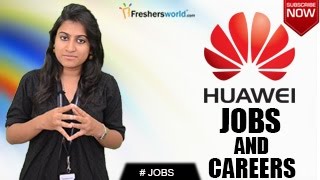 HUAWEI Recruitment Notification 2018  Telecommunication MobileIT Jobs Walkin Career [upl. by Wisnicki]