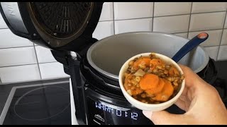 Lentils and carrots – Lentilles et carottes – NINJA FOODI MAX Smiling Cooking With Benji [upl. by Montagu]