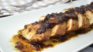 Solomillo de Pavo en Salsa de Naranja y Mostaza  Receta fácil de Carne sin Horno [upl. by Ledif955]