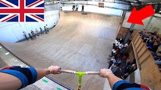 UKS BIGGEST HALFPIPE on SCOOTER😨🔥‼️ [upl. by Lrat234]