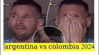 Copa America final football match 2024 Argentina vs Colombia [upl. by Mw536]