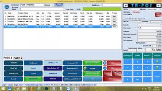 SALES ENTRY IN TRPOS  SUPERMARKETS [upl. by Acimat]