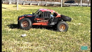 Losi Super LaserNut U4 Rock Racer Unboxing Test Run and Review losirc rc [upl. by Skier]