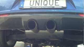 VW Golf R Exhaust  Stock vs Milltek [upl. by Nichole]