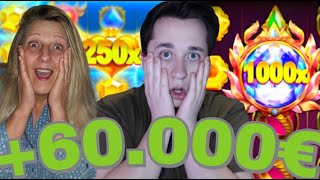 60 000€ DE GAIN BEST OF CASINO 🤑 ft ma mere [upl. by Aohk669]