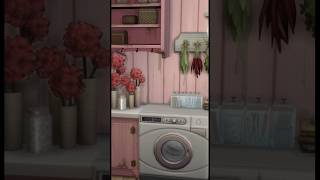 Pretty in Pink Laundry Room  TS4 No CC  ID TheTranspondster song sims4 simsbuilder sims [upl. by Ariaek]