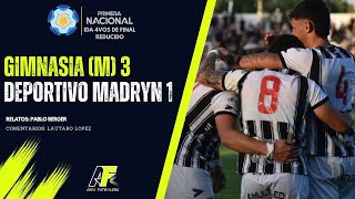 GIMNASIA M  DEPORTIVO MADRYN  EN VIVO [upl. by Atinhoj]