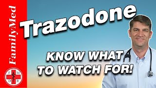 TRAZODONE FOR INSOMNIA  Learn the Side Effects and What to Expect [upl. by Laniger985]