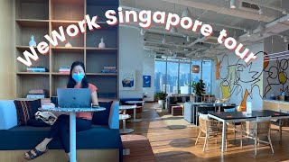 WeWork Singapore tour  coworking spaces [upl. by Olva]