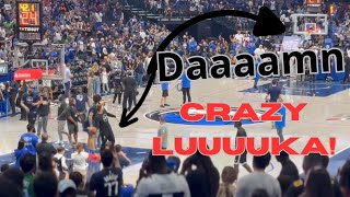 Hes NOT NORMAL Luka Doncic DID IT AGAIN HOOK SHOT Full Courter at Dallas Mavericks Fan Jam [upl. by Ivz287]