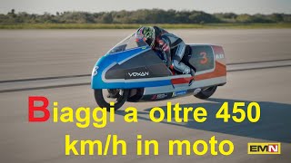 Max Biaggi e la Voxan Wattman sono i più veloci al mondo in moto  Electric Motor News n° 38 2021 [upl. by Notseh]