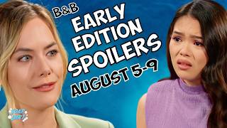 Bold and the Beautiful Early Weekly Spoilers Aug 59 Hope Smug amp Luna’s Enraged boldandbeautiful [upl. by Maia327]