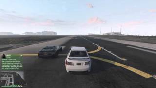 GTA 5 Drag Race New Schafter V12 Faster Than Adder [upl. by Airbas]