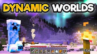 Minecrafts New quotDynamic Worldsquot Are OUT NOW [upl. by Ilatan]