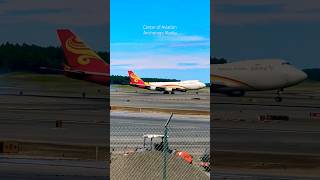 Suparna 747 Landing Anchorage Alaska Plane Spotting [upl. by Dilan]