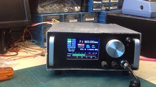 Homebrew 40 meter Transceiver Arduino Mega 2560  35quot TFT LCD  Si5351 VFO  Very good signa [upl. by Llenod]