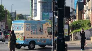 MR Whippy ice cream van is playing Swedish Rhapsody chime Ford transit MK7 [upl. by Sylirama]