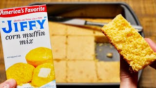 How To Make Cornbread With Jiffy Cornbread Mix [upl. by Aicerg401]