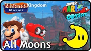 Super Mario Odyssey  Wooded Kingdom  All Moons in order with timestamps [upl. by Cory]