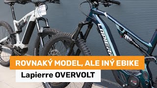 Rovnaký model ale iný ebike  Lapierre OVERVOLT TR 46 a 35 [upl. by Nosnev]