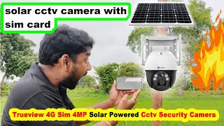 solar cctv camera with sim card 2023  TrueView 4G Solar color CCTV Camera Installation Guide [upl. by Ahsyen]