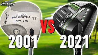 Old vs New Golf Clubs  Callaway Drivers Test [upl. by Manara492]