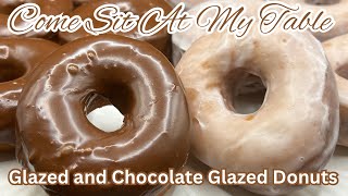 Glazed and Chocolate Glazed Donuts Everyone LOVES Donuts  A Fun Way to Start Your Day [upl. by Lash]