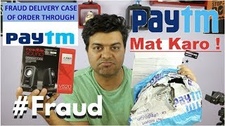 Paytm Cheated Me For 40000 INR Ordered Camera Got 200 INR Speakers  Gadgets To Use [upl. by Aniger]