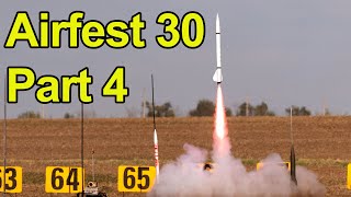 Airfest 30 High Power Rocket Launch  Part 4 [upl. by Trixie43]