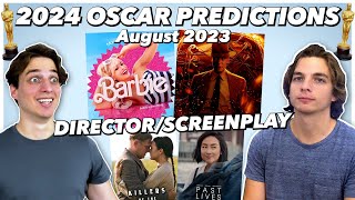 2024 Oscar Predictions  DirectorScreenplay  August 2023 [upl. by Rizzi]