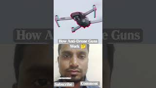 How AntiDrone Guns Work 🤔facts viralvideos shorts trending FactsMine Factoobe [upl. by Faythe776]