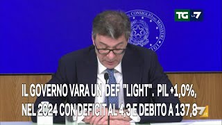 In diretta il TgLa7 delle 1330 del 09042024 [upl. by Marba]