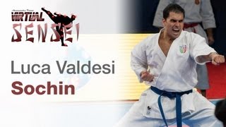 Luca Valdesi  Kata Sochin  21st WKF World Karate Championships Paris Bercy 2012 [upl. by Nonnel]