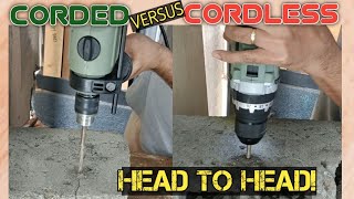 Corded VS Cordless Drill Ultimate Review  What is Torque  Ano ang Torque [upl. by Sices]