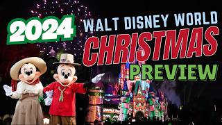 Walt Disney World 2024 Christmas Holiday Preview  Mickeys Very Merry Christmas Party  MagicalDnA [upl. by Grose]