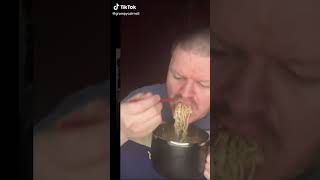 King Ian is eating super noodles out of a bed bowl [upl. by Aracat]