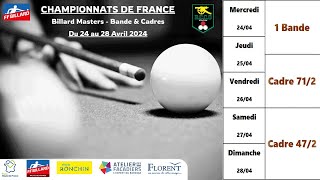 Championnat de France Masters  Cadre 712  Billard 4 [upl. by Kingsly671]