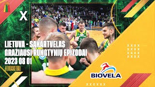 Lietuva  Sakartvelas  Gražiausi rungtynių epizodai  2023 08 01 [upl. by Novart657]