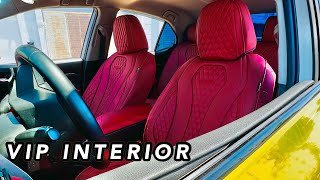 VIP SEAT COVERS 🥵​⁠​⁠ coverado  CAMRY XSE SE LE 2018  2023 [upl. by Nottage651]