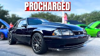 DART 363 PROCHARGED FoxBody NOTCHBACK  The Raven Mustang Coupe [upl. by Sirromaj485]