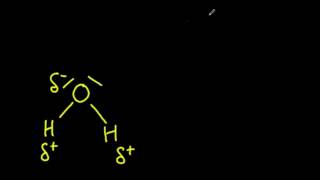 314 Draw and label a diagram showing the structure of water molecules [upl. by Niroht]