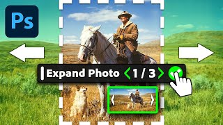 Photoshop CC 2023 How To Expand Photos Using Ai  NEW Generative Fill [upl. by Bannerman217]