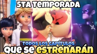 ESTO es TODO lo que SE VIENE para la 5ta Temporada de Miraculous Ladybug por SI TE LO PERDISTE [upl. by Nywnorb398]