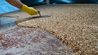 HowTo Install Epoxy Natural Stone Flooring [upl. by Esyle933]