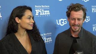 SBIFF 2022  quotOur Words Collidequot Interview with Rosario Dawson Jordon W Barrow amp Matt Edwards [upl. by Cristine]