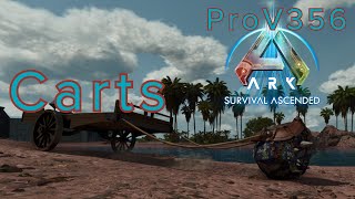 Ark Survival Ascended Carts all Tames able [upl. by Cini]