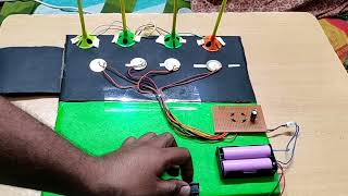 Piezoelectric Generator Science model for students  Piezo Plate Project [upl. by Asirahc556]